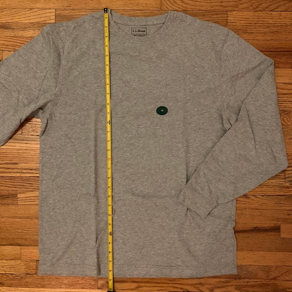 L.L. Bean Long Sleeve Cotton Shirt - Gray NWT